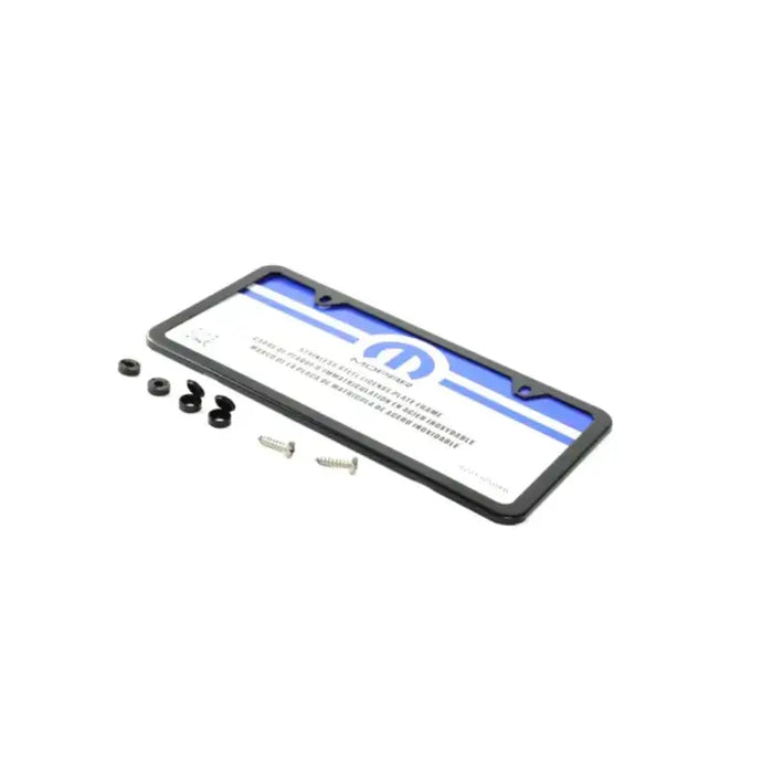Mopar 82213250AB License Plate Frame - Black