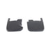Rear Splash Guards, Wide Track Axles, Black, Jeep Logo