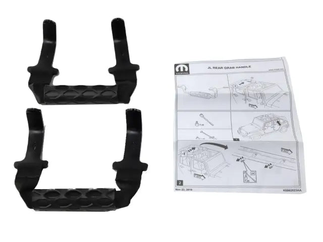 Jeep Wrangler 4-Door and Gladiator Rear Grab Handles