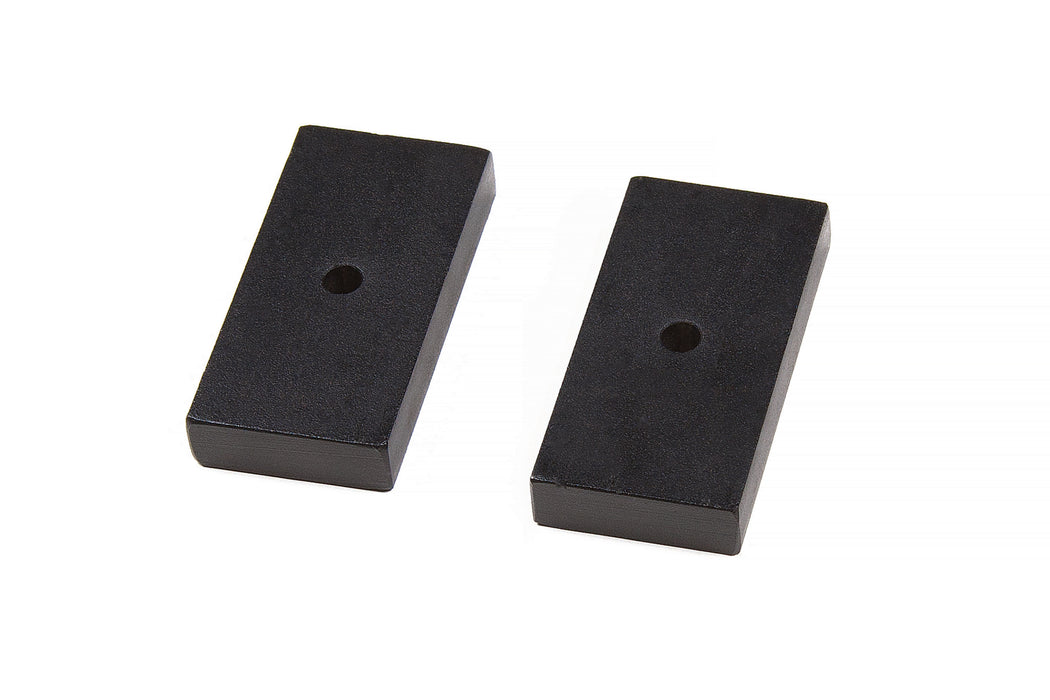 BDS Rear Lift Blocks - Steel, 1 Inch Lift, 3in Wide, Universal Fitment