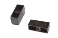 BDS Rear Lift Blocks - 9/16 in Pin - Cast Iron, 2 Inch Lift, Universal Fitment