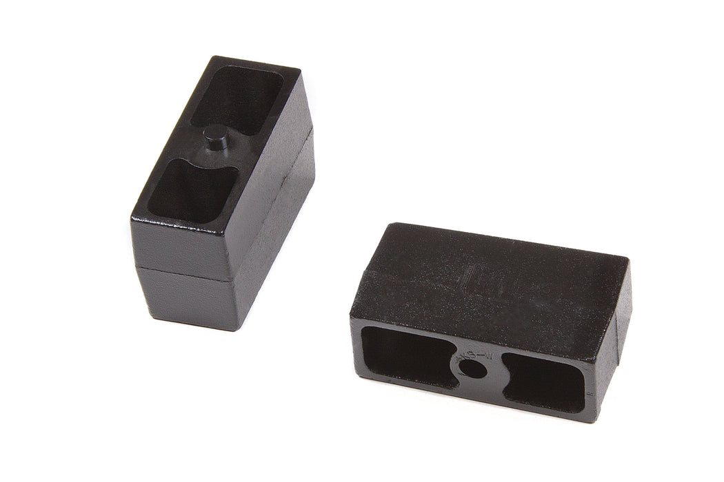 BDS Rear Lift Blocks - 3/4 in Pin - Cast Iron, 3 Inch Lift, Universal Fitment