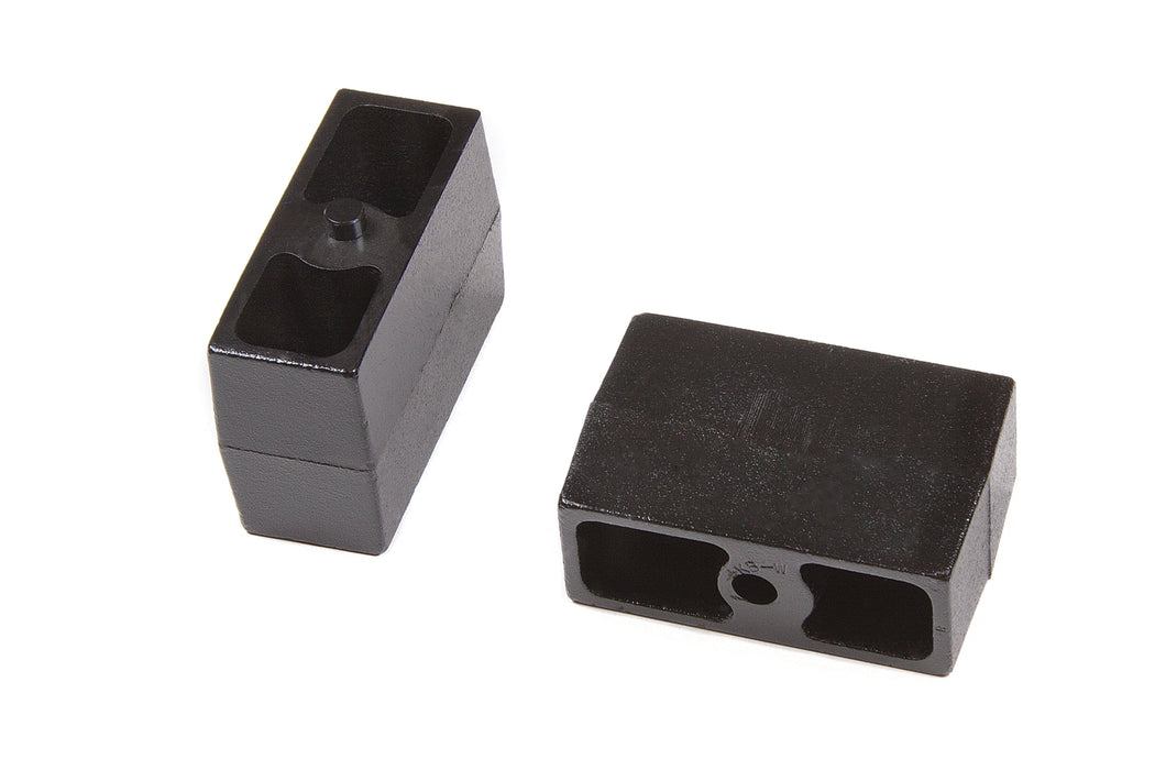 BDS Rear Lift Blocks - 9/16 in Pin - Cast Iron, 4 Inch Lift, Universal Fitment