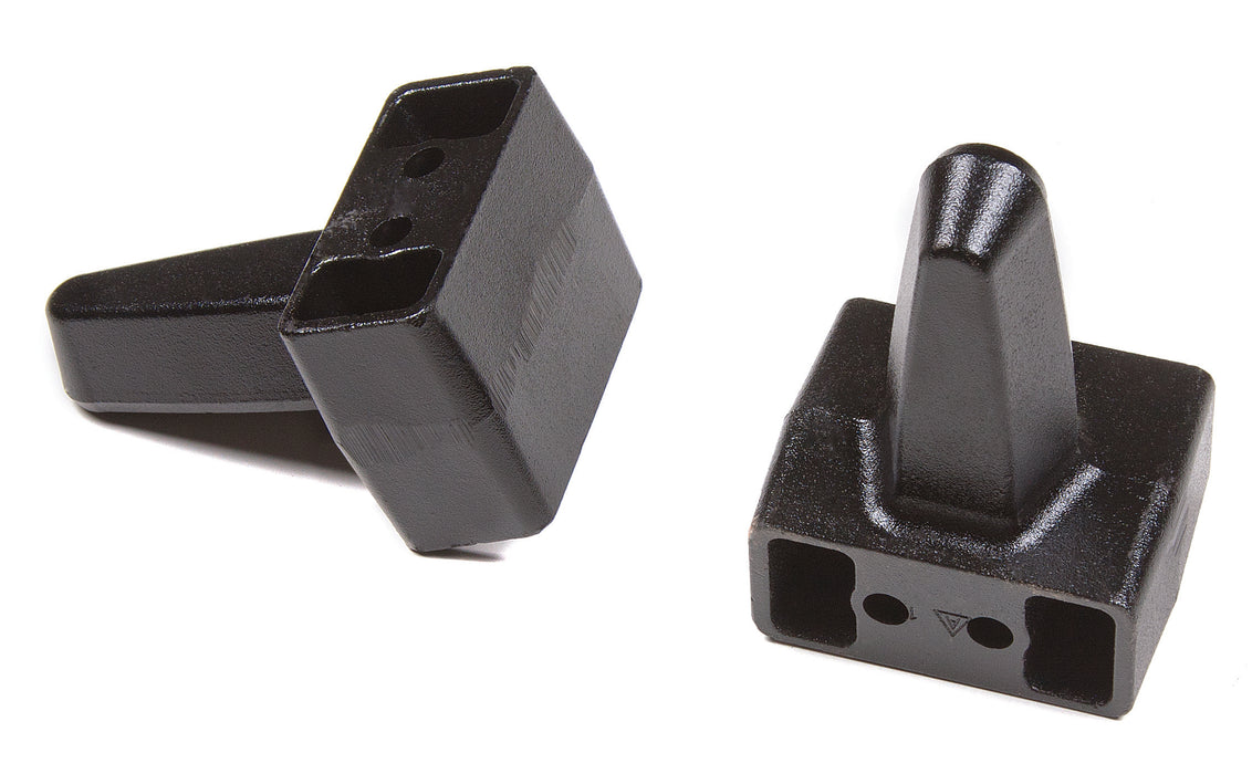 BDS Rear Lift Blocks w/ Wing - Steel, 4 Inch Lift, Ford F250/F350 Super Duty (2008-2016)