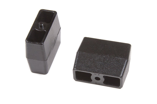 BDS Rear Lift Blocks - Flat - 5/8 in Pin - Cast Iron, 5 Inch Lift, Universal Fitment