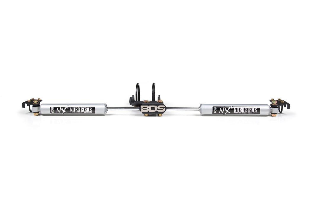 Dual Steering Stabilizer Kit w/ NX2 Shocks | Fits 2.5-9 Inch Lift | Ford F250/F350 Super Duty (05-25) 4WD