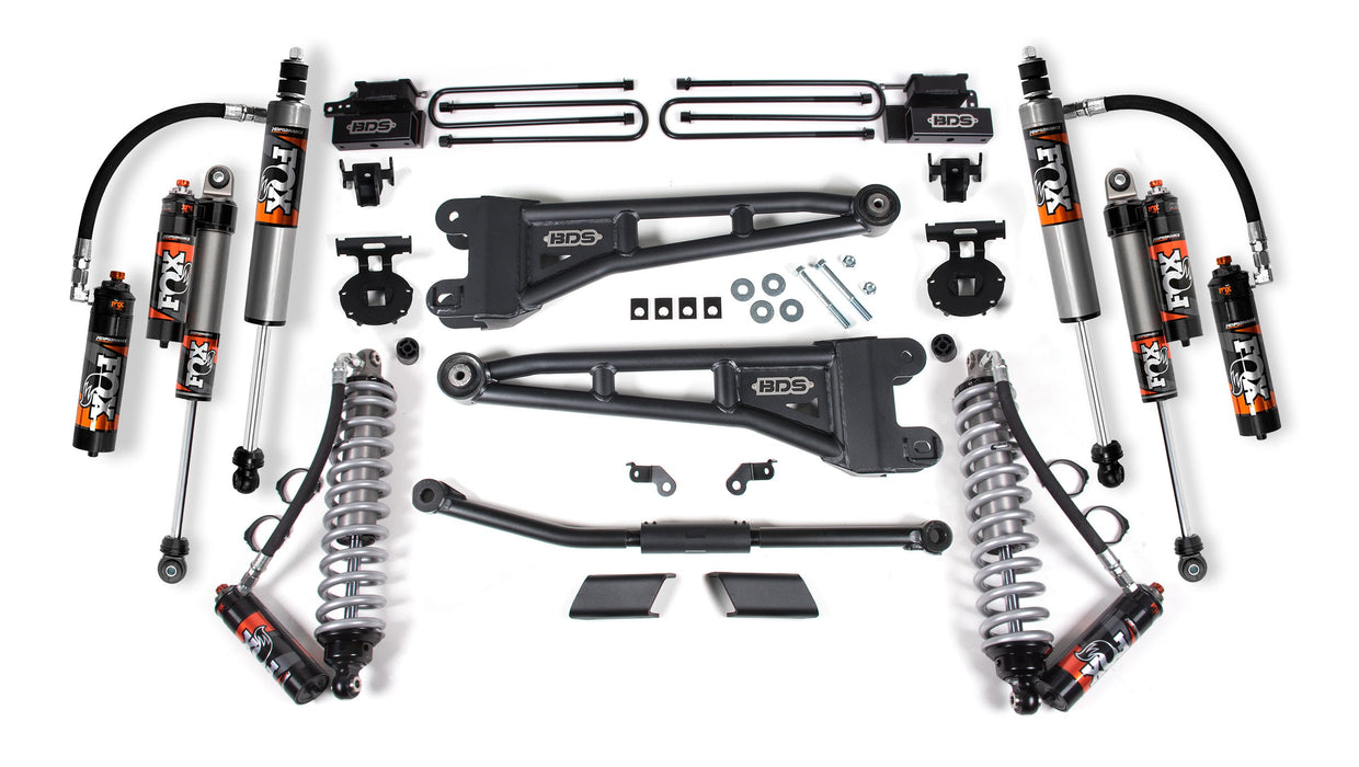 2.5 Inch Lift Kit W/ Radius Arm | FOX 2.5 Performance Elite Coil-Over Conversion | Ford F450 Super Duty (23-25) 4WD