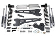 BDS 4 Inch Lift Kit w/ Radius Arm, Ford F350 Super Duty DRW (2017-2019) 4WD Diesel