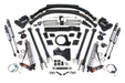BDS 8 Inch Lift Kit w/ 4-Link, FOX 2.5 Performance Elite Coil-Over Conversion, Ford F250/F350 Super Duty (2017-2019) 4WD Diesel