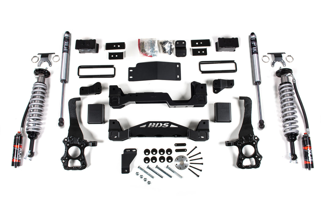 BDS 6 Inch Lift Kit, FOX 2.5 Performance Elite Coil-Over, Ford F150 (2015-2020) 4WD