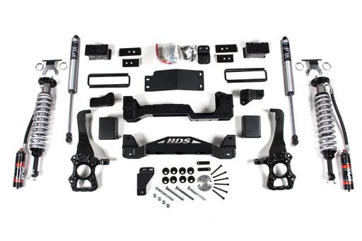 BDS 6 Inch Lift Kit, FOX 2.5 Performance Elite Coil-Over, Ford F150 (2015-2020) 4WD