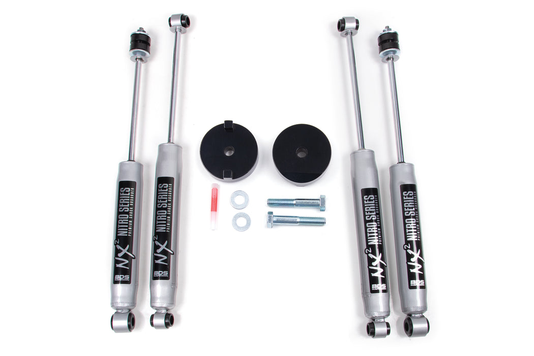 BDS 2 Inch Leveling Kit, Coil Spacer, Ford F250/F350 Super Duty (2005-2016) 4WD