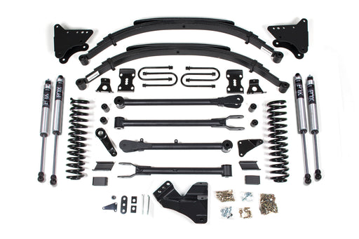 BDS 4 Inch Lift Kit w/ 4-Link, Ford F250/F350 Super Duty (2008-2010) 4WD Gas, view 3