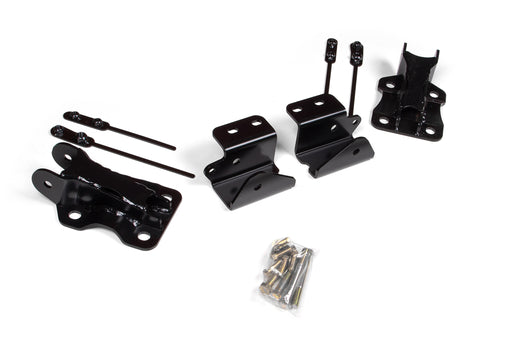 BDS Recoil Traction Bar Mounting Kit, Chevy Silverado and GMC Sierra 2500HD / 3500HD (2020-2025) SRW