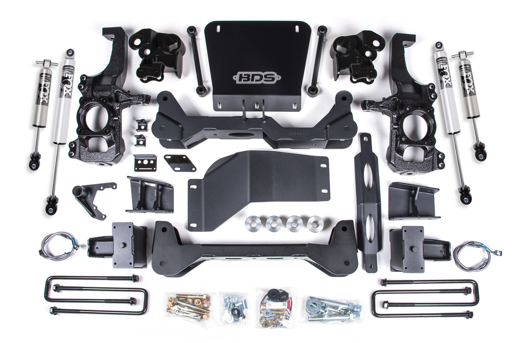 BDS 5 Inch Lift Kit, FOX 2.5 HTO Performance Series, Chevy Silverado or GMC Sierra 2500HD/3500HD (2020-2025) 4WD