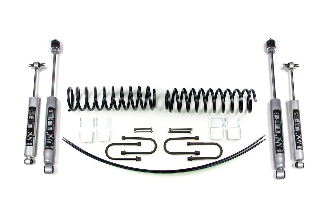 BDS 2 Inch Lift Kit, Jeep Comanche MJ (1986-1991)
