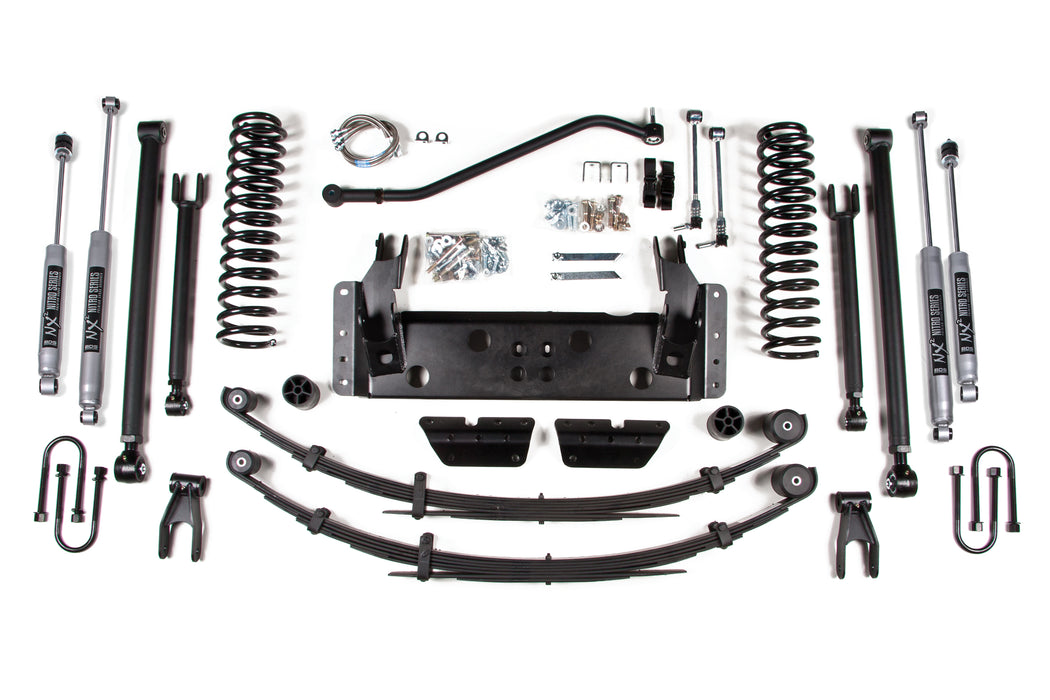 BDS 4.5" Lift Kit, Long Arm, Jeep Cherokee XJ (1984-2001)