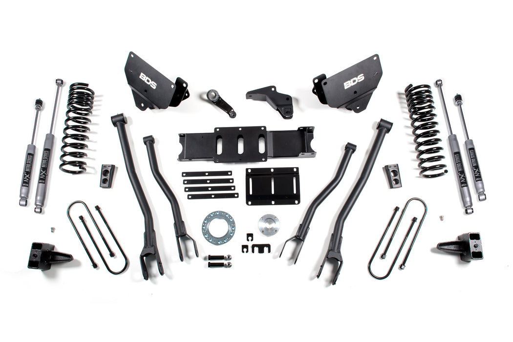 BDS 6 Inch Lift Kit w/ 4-Link, Ram 3500 (2013-2018) 4WD Diesel
