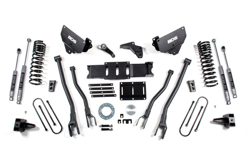 BDS 6 Inch Lift Kit w/ 4-Link, Ram 3500 (2013-2018) 4WD Diesel