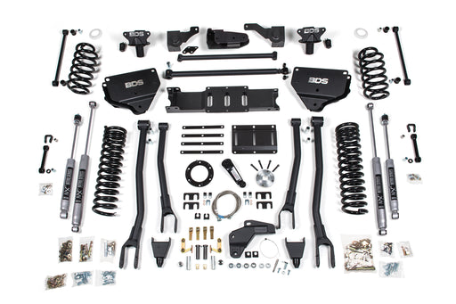BDS 8 Inch Lift Kit w/ 4-Link, Ram 2500 (2014-2018) 4WD Diesel