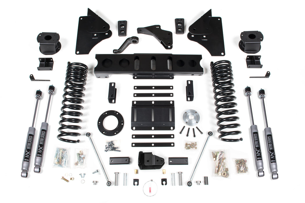 BDS 5.5 Inch Lift Kit w/ 4-Link, Ram 2500 w/ Rear Air Ride (2014-2018) 4WD Gas