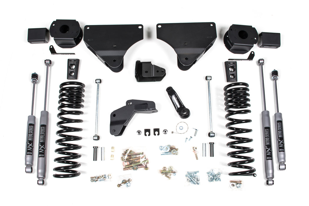 BDS 4 Inch Lift Kit, Ram 2500 w/ Rear Air Ride (2014-2018) 4WD Diesel