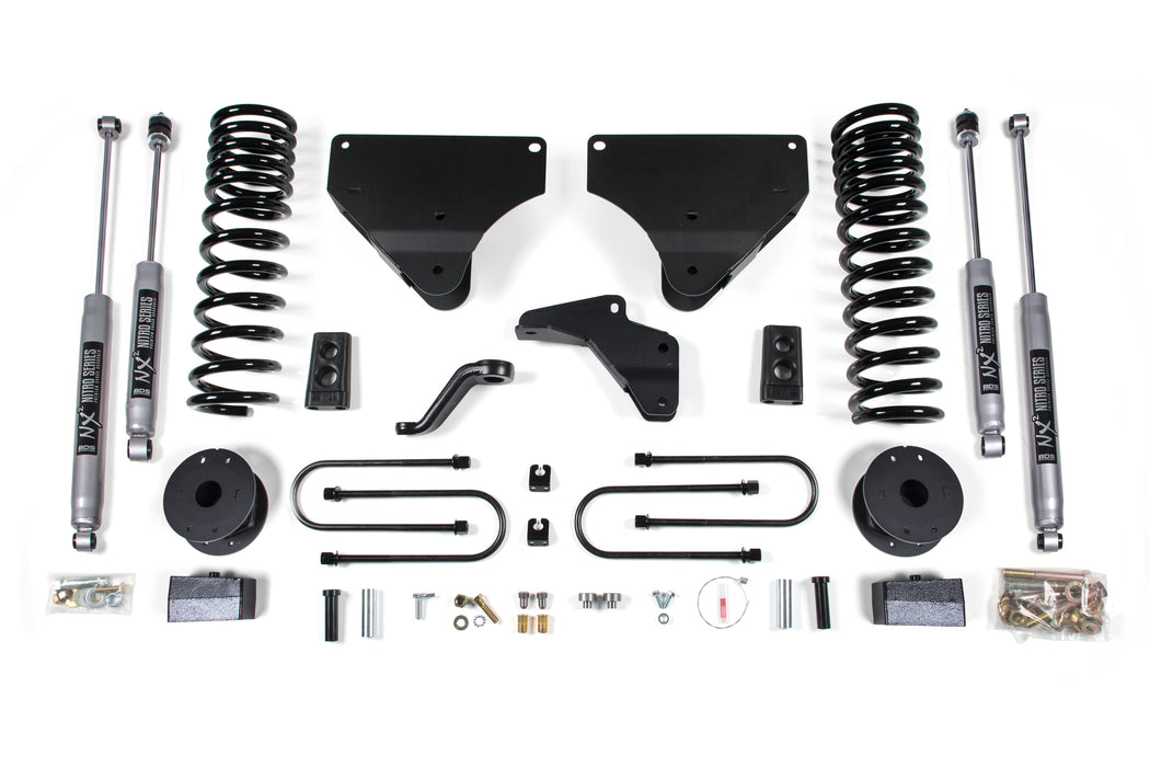 BDS 4 Inch Lift Kit, Ram 3500 w/ Rear Air Ride (2013-2018) 4WD Gas
