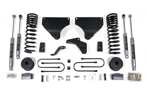 BDS 4 Inch Lift Kit, Ram 3500 w/ Rear Air Ride (2013-2018) 4WD Gas
