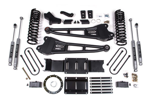 BDS 4 Inch Lift Kit w/ Radius Arm, 3 Inch Rear Block, Ram 3500 (2019-2024) 4WD Diesel