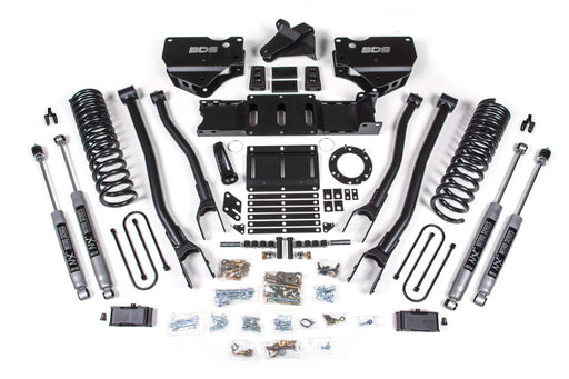 BDS 4 Inch Lift Kit w/ 4-Link, Ram 3500 (2019-2023) 4WD Gas