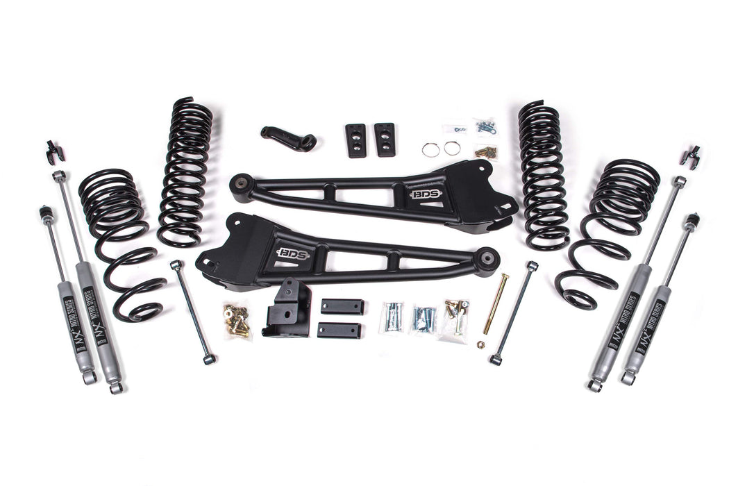 4 Inch Lift Kit w/ Radius Arm | Ram 2500 (14-18) 4WD | Gas