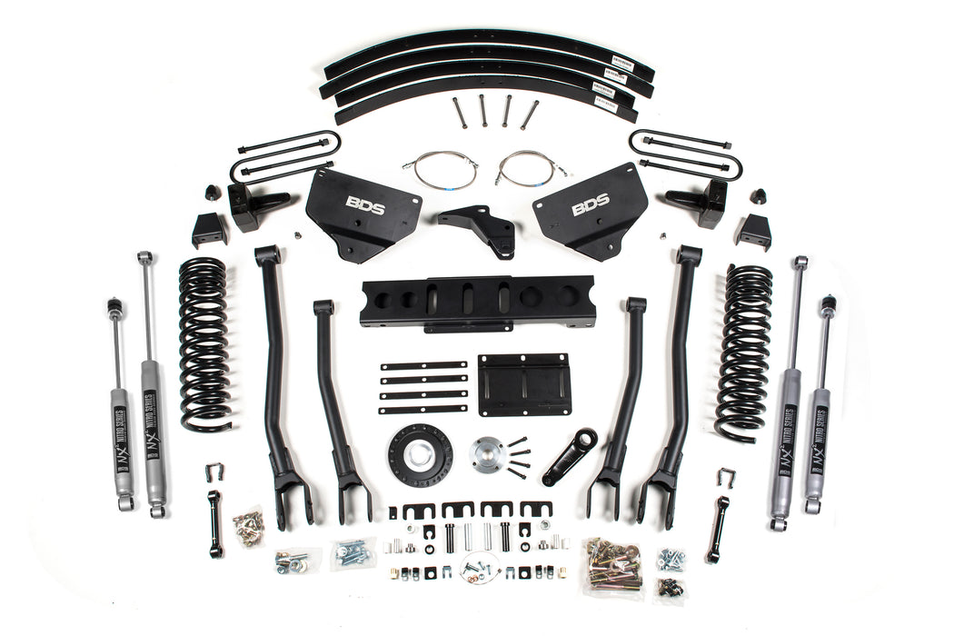BDS 8 Inch Lift Kit w/ 4-Link, Ram 3500 (2013-2018) 4WD Diesel