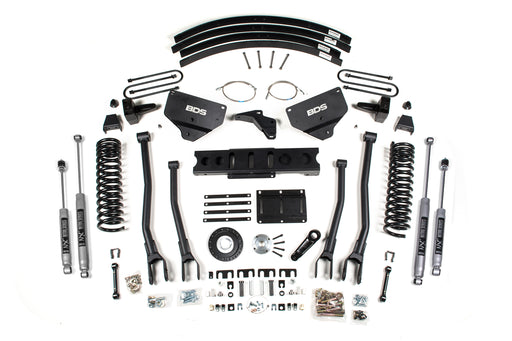 BDS 8 Inch Lift Kit w/ 4-Link, Ram 3500 (2013-2018) 4WD Diesel