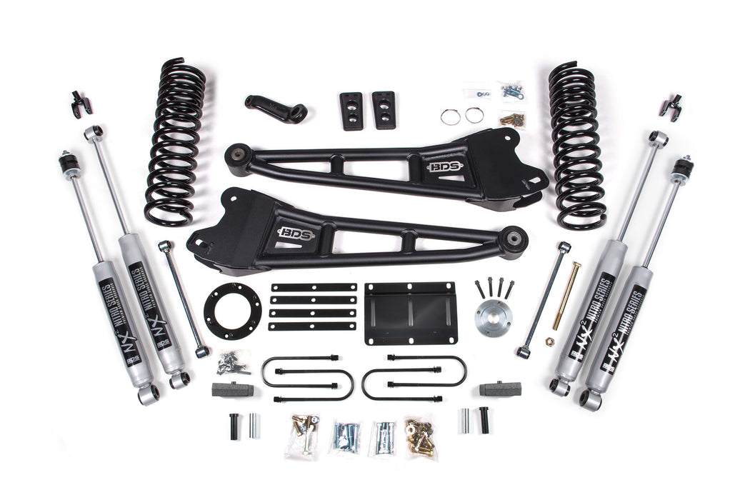 BDS 6 Inch Lift Kit w/ Radius Arm, Ram 3500 (2013-2018) 4WD Diesel