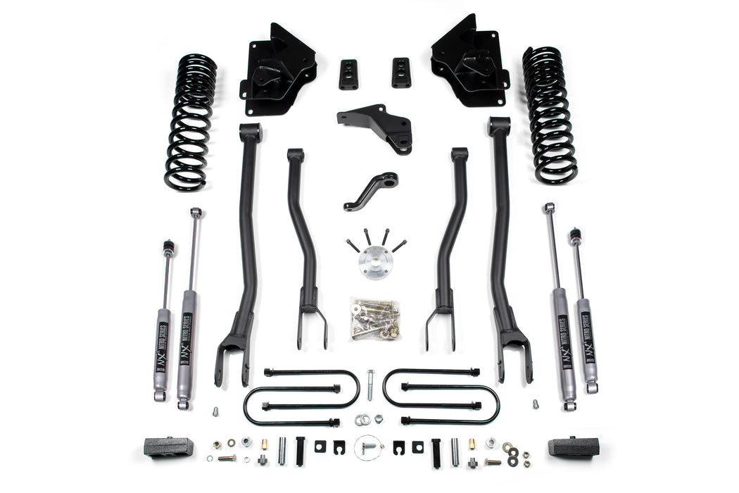 BDS 4 Inch Lift Kit w/ 4-Link, Ram 3500 (2013-2018) 4WD Diesel