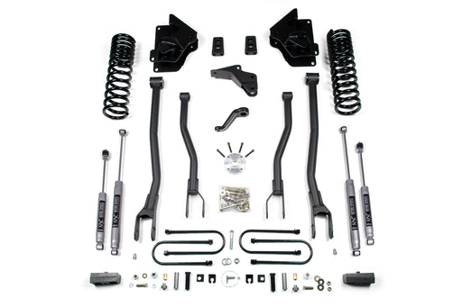 BDS 4 Inch Lift Kit w/ 4-Link, Ram 3500 (2013-2018) 4WD Diesel