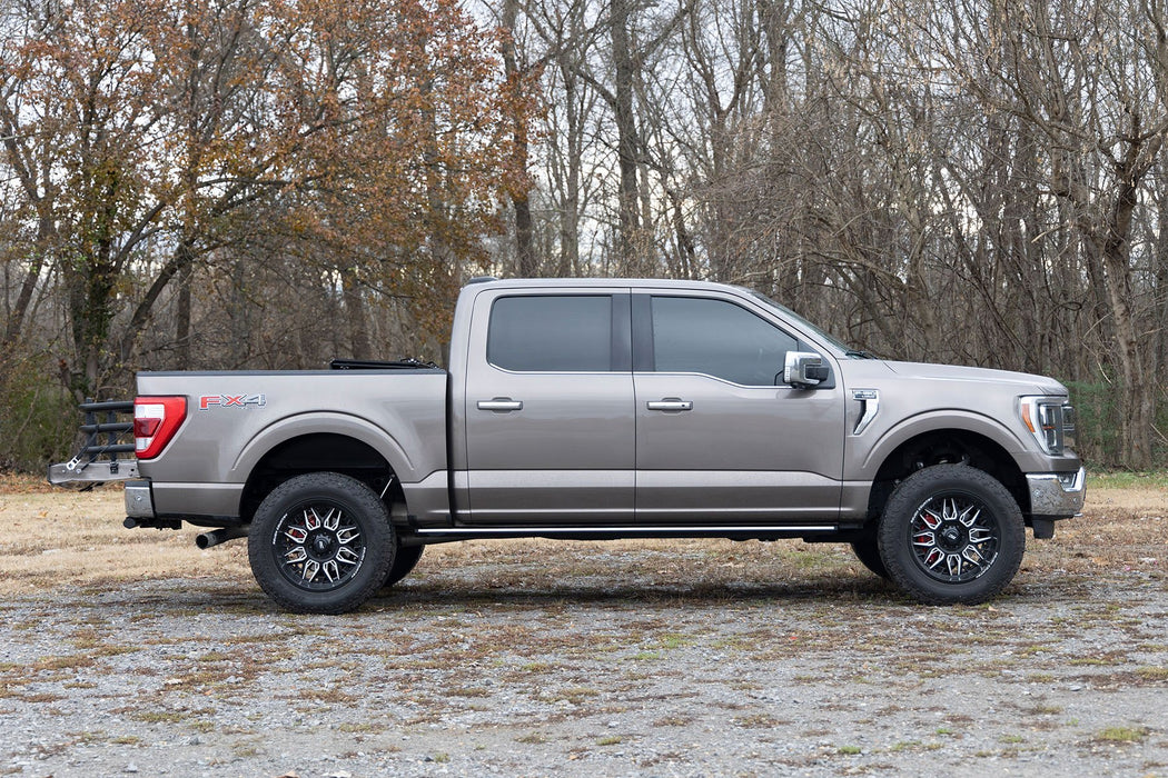 Rough Country Caliper Covers - Rear - Red | Ford F-150 2WD/4WD (2021-2025)