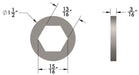 13/16" Hex