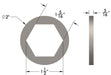 1-5/16" Hex