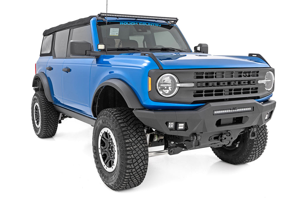 Rough Country Power Running Boards, Dual Electric Motor, 4 Door, Ford Bronco 4WD (2021-2025), view 2
