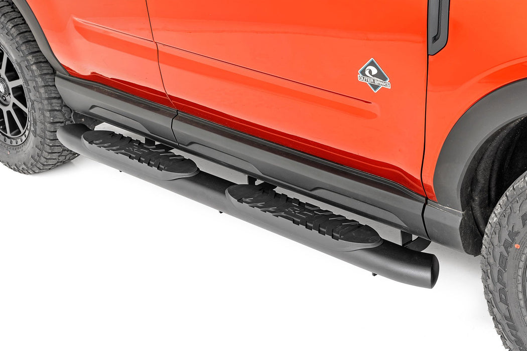 Oval Nerf Steps - Black - Ford Bronco Sport 4WD (2021-2024)
