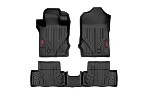 Rough Country Floor Mats, Front & Rear, Ford Bronco (2 Door) 4WD (2021-2024)