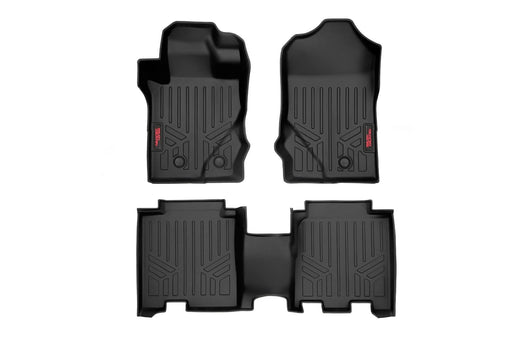 Rough Country Floor Mats, Front & Rear, Ford Bronco 4WD (2021-2024)