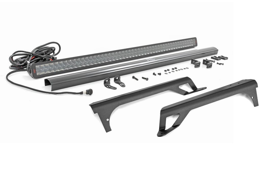 LED Light Kit - Windshield Mount - 50 inch Spectrum Dual Row - Jeep Wrangler TJ (97-06)