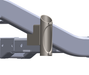 Above is an example of one trimmed and set in place on a frame. Bump stop can not included.