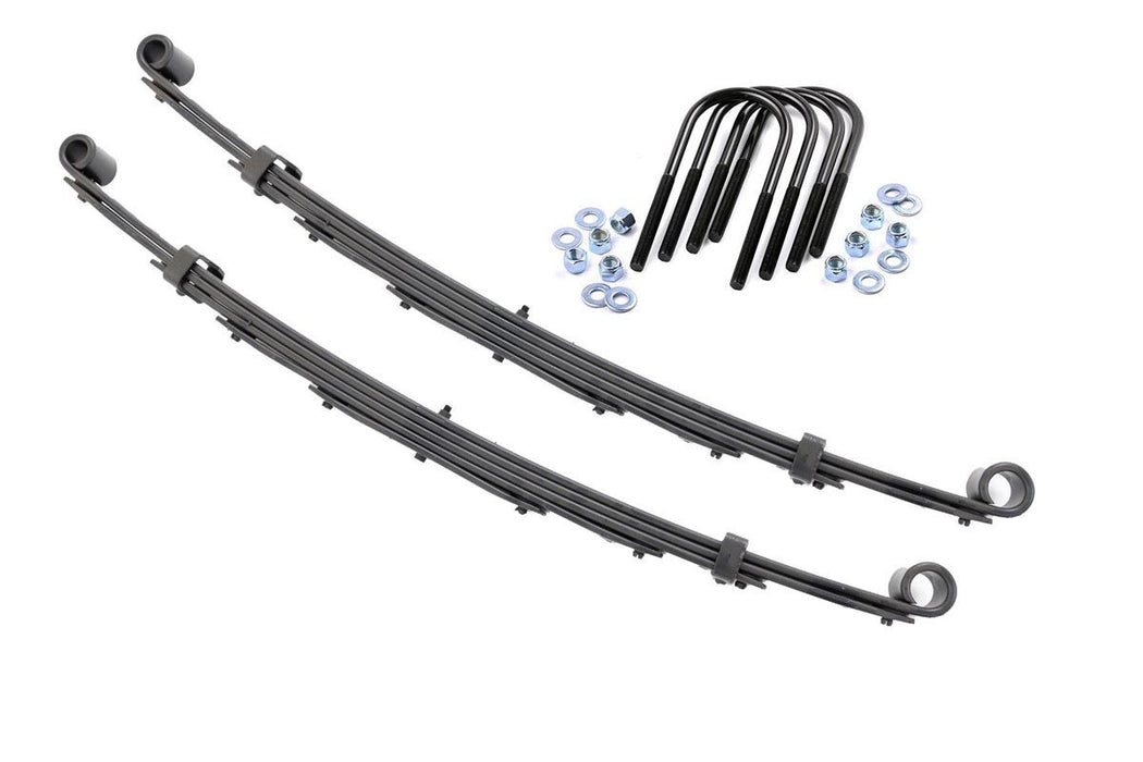 Front Leaf Springs - 4 inch Lift - Pair - Chevy/GMC C10/K10 Truck/C25/K25 Truck/Jimmy (69-72)