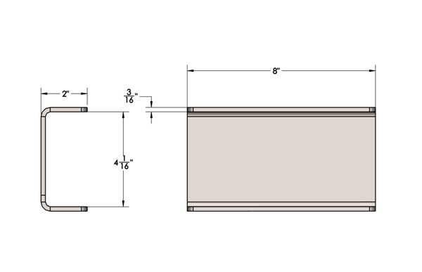 C Channel Builders Bracket
