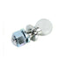 Trailer Hitch Ball, 2 in Ball, 1 in Shank, Chrome