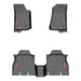 Jeep Wrangler JL 4-Door All-Weather Floor Mats, Gas, Black