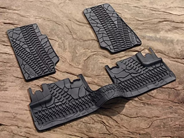 All-Weather Floor Mats, 3-Piece, Dark Slate Gray